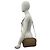 Mini borsa a tracolla in pelle Micro GG Gucci Marrone - vista 3