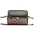 Mini borsa a tracolla in pelle e PVC Gucci Metallico Bronzo