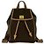 Céline Zaino CELINE Macadam Triomphe in PVC e pelle Marrone