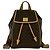 Céline Zaino CELINE Macadam Triomphe in PVC e pelle Marrone - vista 2