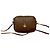 Mini bolsa de ombro em couro Gucci Marrom