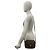 Mini bolsa de ombro em couro Gucci Marrom - vista 3