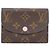 Monedero Rosalie Monogram Louis Vuitton Castaño
