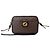 Borsa a tracolla in pelle Micro GG Gucci Marrone