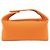 Hermès Pochette in tela Hermes Bride a Brac PM Arancione - vista 2