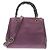 Borsa a tracolla in pelle metallizzata Gucci D'oro Metallico