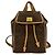 Céline Zaino Celine Macadam Triomphe in PVC e pelle Marrone - vista 2