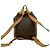 Céline Zaino Celine Macadam Triomphe in PVC e pelle Marrone - vista 4