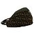 Zucchino Fendi FF Logo Canvas Leder Handtasche Braun - Ansicht 6