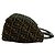 Zucchino Fendi FF Logo Canvas Leder Handtasche Braun - Ansicht 7