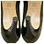 Autre Marque Décolleté con punta tonda in scamosciato REGAL Verde Cachi - vista 9