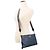 Borsa a tracolla Prada Vit.Daino in pelle Blu navy - vista 12