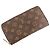 Portafoglio lungo Zippy Monogram Louis Vuitton Marrone Fuschia