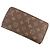 Portafoglio lungo Zippy Monogram Louis Vuitton Marrone Fuschia - vista 2