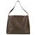 Céline Celine Vintage Macadam Schultertasche Braun Schwarz