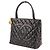 Borsa Tote Chanel Matelassé in pelle nera Nero - vista 2