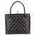 Borsa Tote Chanel Matelassé in pelle nera Nero - vista 3