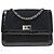 Chanel Reissue Flap Quilted Jersey with Patent Mini Black