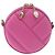 Bulgari Bvlgari a Spalla in Pelle Rosa