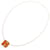 Hermès Collier Hermes Cage d'H H-Cube Metal Orange Doré  - vue 1