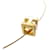 Hermès Collier Hermes Cage d'H H-Cube Metal Orange Doré  - vue 4