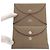 Hermès Tarjetero Hermes Calvi Duo en Etoupe Gray Gris pardo - vista 5
