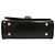 Mini borsa a tracolla Salvatore Ferragamo Gancini con catena Nero - vista 4