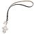 Portachiavi Louis Vuitton Mini Vivienne Strass Marrone Argento