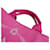Borsa Tote Prada Canapa Denim Rosa - vista 9