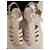 Maje Cream Croc-Effect Leather Platform Sandals - view 2