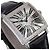 Franck Muller Master Square Quartz Acier Inoxydable et Alligator avec Lunette et Cornes en Diamants 29 - vue 6
