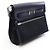 Borsa a tracolla Hermès Herbag Zip Mini Nero Blu Blu navy - vista 2