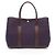 Hermès Borsa Tote Hermes Garden Party PM Bordò Blu navy
