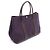Hermès Borsa Tote Hermes Garden Party PM Bordò Blu navy - vista 2