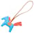 Hermès Accesorio Charm Hermes Rodeo PM Castaño Rosa Azul  - vista 1