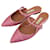 Mule a punta con glitter rosa Tabitha Simmons