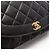 Borsa a Spalla Chanel Matelassé Diana Flap Nero - vista 10