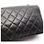 Borsa a Spalla Chanel Matelassé Diana Flap Nero - vista 12