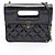 Borsa Chanel Matelassé Top Handle Mini Flap Nero