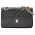Borsa Chanel Matelassé Paris Limited Edition Double Flap Nero