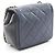 Borsa a Spalla Chanel Mini Matelassé Blu Blu navy - vista 2