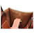 Céline Borsa cabas verticale mini Triomphe Celine Marrone Nero  - vista 8