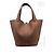 Hermès Borsa Picotin in pelle granulata Marrone Gold hardware - vista 2