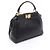 Borsa Fendi Mini Peekaboo 2-Way Nero - vista 2