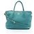 Borsa Tote 2-Way in pelle verde Prada