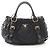Prada Gathered 2-Way Tote Bag Schwarz