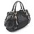 Prada Gathered 2-Way Tote Bag Schwarz - Ansicht 2