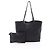 Borsa Tote in pelle nera Prada Nero