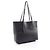 Borsa Tote in pelle nera Prada Nero - vista 2