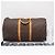 Borsa Boston Louis Vuitton Monogram Keepall 55 Marrone Beige - vista 3